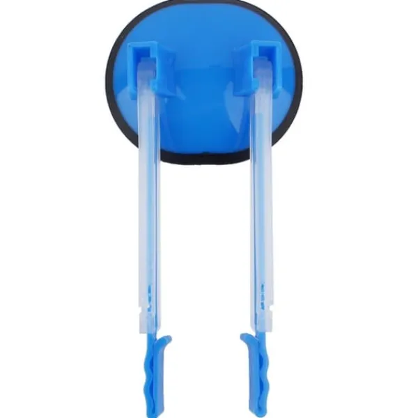 Tilbehør Til Madopbevaring>Hands-Free Baggy Rack Clip - Justerbar køkkenposeåbner til opbevaring af mad (Blå)