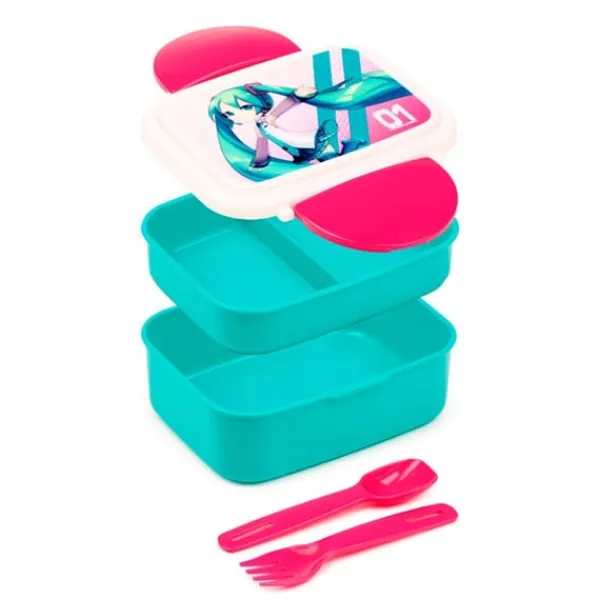 Hatsune Miku lunch box + cutlery Online