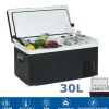Hcalory Elektrisk køleboks, Kompressor Køleskab Mini, Kapacitet: 30L, 12V/24V 110-240V Hot