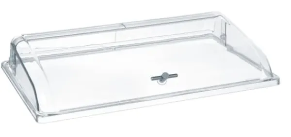 HENDI hængslet låg GN 1/1, polykarbonat, 545x335x(H)95mm Best