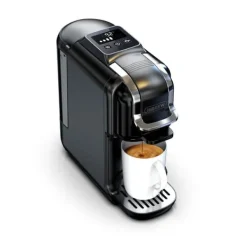 HiBREW H2C 20Bar Multifunktionel Kaffemaskine, kompatibel med Lavazza, DG, NS kaffekapsler og friskmalet kaffe - sort Hot