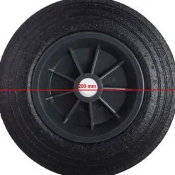 Hjul til skovlen til en kontinuerlig gummiaffaldsbeholder, diameter. 200 mm Best