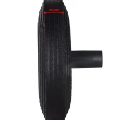 Hjulhjul til gummiaffaldsbeholderens spanddiameter. 200 mm Hot
