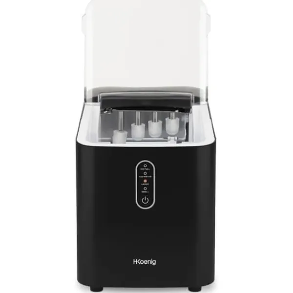 HKoeNIG ismaskine - KUB14 - Op til 12 kg isterninger om dagen - 7 til 9 minutters produktion - Sort Sale