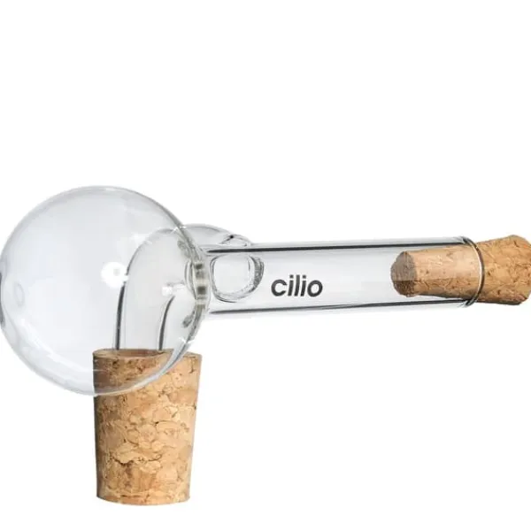 Hældekande med dispenser, borosilikatglas/prop, 20 ml Preciso / Cilio Online