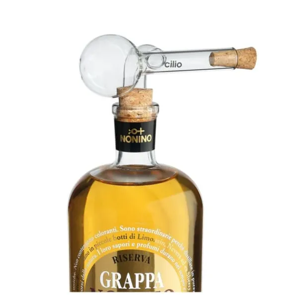 Hældekande med dispenser, borosilikatglas/prop, 20 ml Preciso / Cilio Online