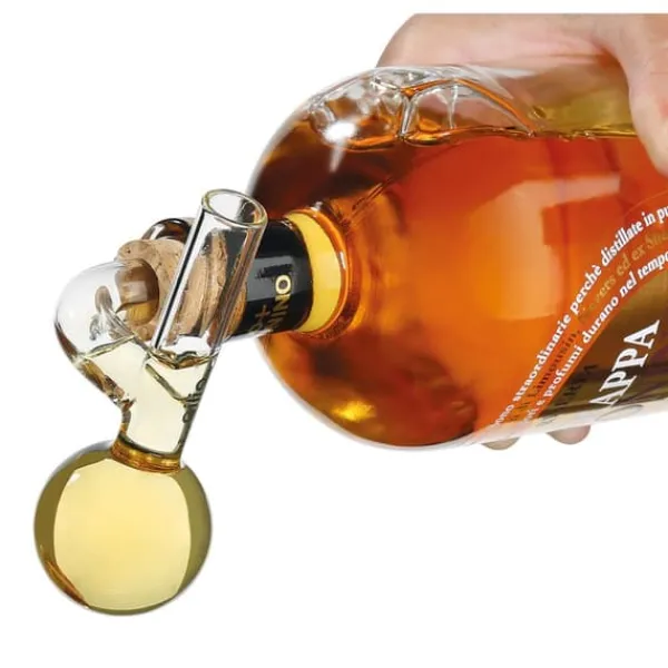 Hældekande med dispenser, borosilikatglas/prop, 20 ml Preciso / Cilio Online