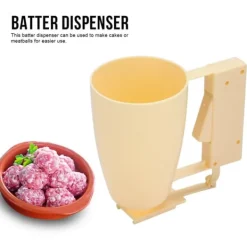 Håndholdt Batter Dispenser Kødbolle Maker Kage Creme Dispenser Køkken Madlavningsværktøj New