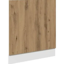 Opvaskemaskiner>Håndlavet opvaskemaskinepanel "Lyon" – Konstrueret træ | Størrelse: 60x1,5x67 cm