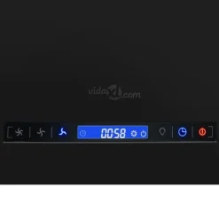 Hængende ø-emhætte med touchsensor og LED-lamper - Pulverlakeret stål | Størrelse: 55 cm Online