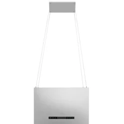 Hængende ø-emhætte med touchsensor og LED-belysning | Farve: Rustfrit stål | Størrelse: 55 cm Clearance