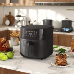 HOMCOM Airfryer 8L - Sort Kunststoff, 1700W, 8 Programmer, LED Touchskærm, Sundere Madlavning Discount