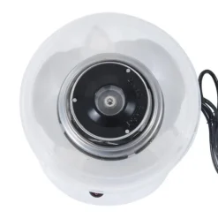 HOMCOM Sukkermaskine i Hvid – Rustfrit stål/Plast, Ideel til Fester, 450-550W Hot