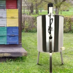 Honning slynge - Elektrisk 8 rammer - Rustfrit stål - 220 V - 140 W motor - 370 omdr./min - Cylindrisk Hot