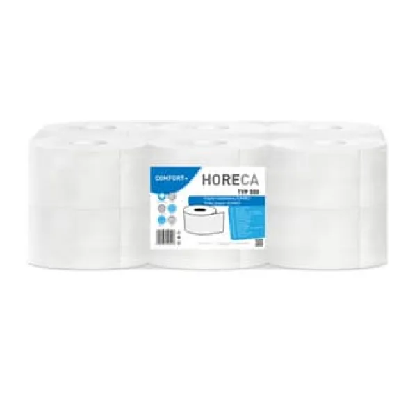 HORECA COMFORT+ Jumbo toiletpapir type 500/15 100m 12 ruller 2-lags Sale