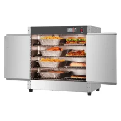 Hot Box madvarmer 4-trins koncessionsvarmeskab, med vandbakke, effektiv opvarmning, energieffektiv, perfekt til catering Hot