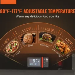 Hot Box madvarmer 4-trins koncessionsvarmeskab, med vandbakke, effektiv opvarmning, energieffektiv, perfekt til catering Hot