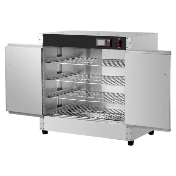Hot Box madvarmer 4-trins koncessionsvarmeskab, med vandbakke, effektiv opvarmning, energieffektiv, perfekt til catering Hot