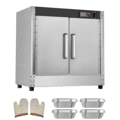 Hot Box madvarmer 4-trins koncessionsvarmeskab, med vandbakke, effektiv opvarmning, energieffektiv, perfekt til catering Hot