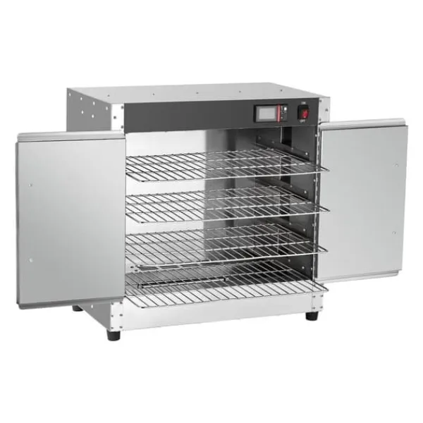 Hot Box madvarmer 4-trins koncessionsvarmeskab, med vandbakke, effektiv opvarmning, energieffektiv, perfekt til catering Hot
