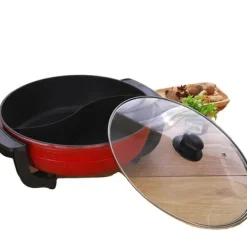 Hot Pot, Højkvalitets aluminium, Gryde diameter 30 cm, Dybde 10 cm, 1360W effekt, 360° opvarmning Sale