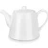 Hvid porcelæns kaffe- og tekande 2 l Clearance