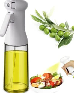 Hvid tyk glas olieeddike spray dispenser 200ml Online