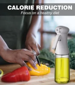Hvid tyk glas olieeddike spray dispenser 200ml Online