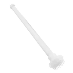 Hvidløgspresser i aluminium med rensemiddel 15,5 cm 2 stk.