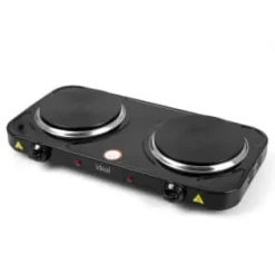 Portable Komfurer>IDEAL elektrisk komfur med 2 plader, maks. effekt 2600 W