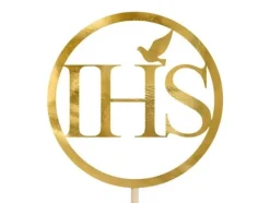 Udstyr Til Kagedekoration>IHS kagetopper, guld, 22 cm