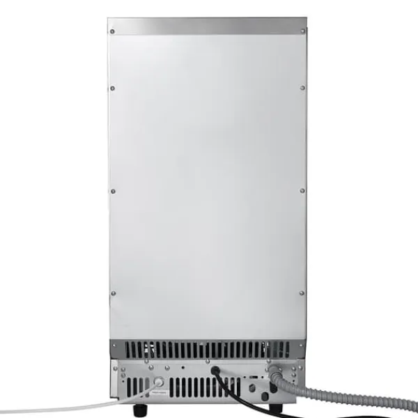 IJsblokjesmachine - Commerciële IJsmachine - Capaciteit 45 kg/dag - Opslag 13 kg - Vrijstaand of Onderbouw - RVS - LED-display - Zelfreinigend New