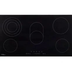 Indbygnings induktionskogeplade - 5 brændere Touch Control 8500 W | Størrelse: 77 cm