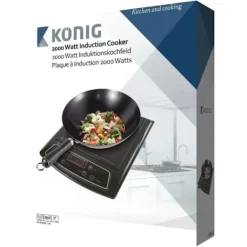 Kogeplader>Induktionskomfur 2000 W Sort