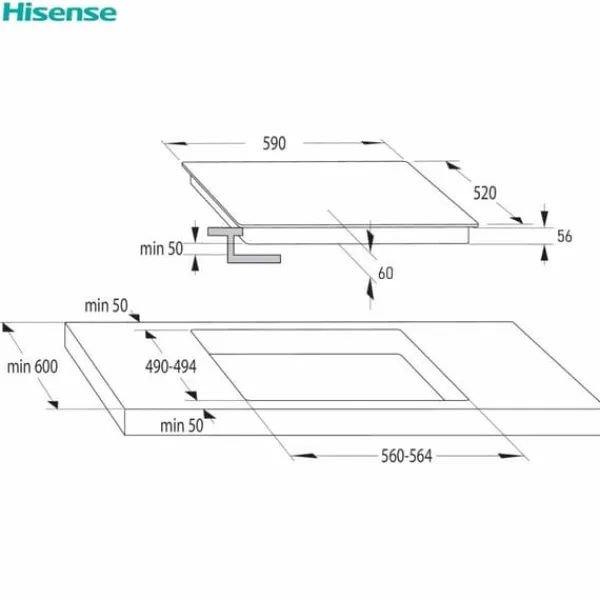 Hisense Induktionsplade