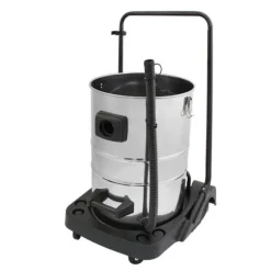 Industriel Støvsuger 80L Våd & Tør 4 Mundstykker Kommerciel Rengøring 3000W Tredobbelt Motor Rustfrit Stål Stof Filter 1,5 m Slange 9 m Ledning Poselø | CDON Clearance