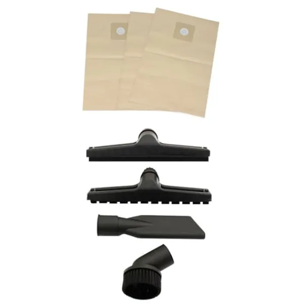 Industriel Støvsuger 80L Våd & Tør 4 Mundstykker Kommerciel Rengøring 3000W Tredobbelt Motor Rustfrit Stål Stof Filter 1,5 m Slange 9 m Ledning Poselø | CDON Clearance