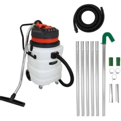 Industriel støvsuger MaxBlast 90L våd/tør 3000W | Kit med rør til tagrender 7,2 m | 5 m slange | Tre-motor system | Høj effekt | Alsidige tilbehør til | CDON Hot