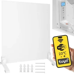 Radiatorer>Infrarød varmelegeme IR radiator MILANO 350W + WiFi + BEN