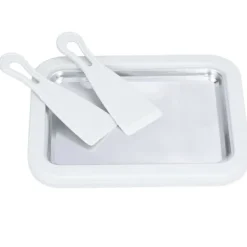 Instant Ice Cream Maker Fried Yoghurt Machine Mini Unplugged Fruit Rolled Ice Cream Maker för hushållsvit Outlet