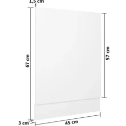 Integreret opvaskemaskinepanel 