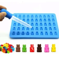 Is/Chokolade/Geléform med 50 gummibjørne inkl Clearance