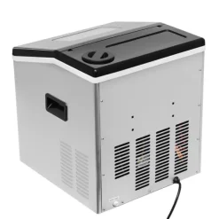 Ismaskine - 2‑i‑1 Knust is & Isterningemaskine - 150–180 W - Automatisk rengøring - Luftkølet - LCD‑display - Sølv Outlet