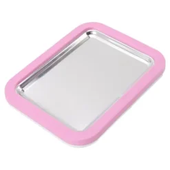 Isrulleplade Gør-det-selv Håndværk Ikke-stik påkrævet Stor størrelse Rustfrit Stål Rullemaskine med Plastikskovl Pink Outlet