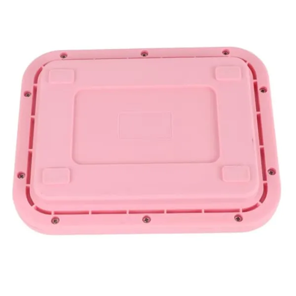 Isrulleplade Gør-det-selv Håndværk Ikke-stik påkrævet Stor størrelse Rustfrit Stål Rullemaskine med Plastikskovl Pink Outlet
