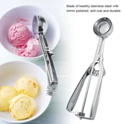 Isske - Rustfrit stål Trigger Cookie Scoop (4 cm diameter) New