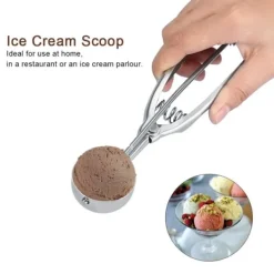 Isske - Rustfrit stål Trigger Cookie Scoop (4 cm diameter) New