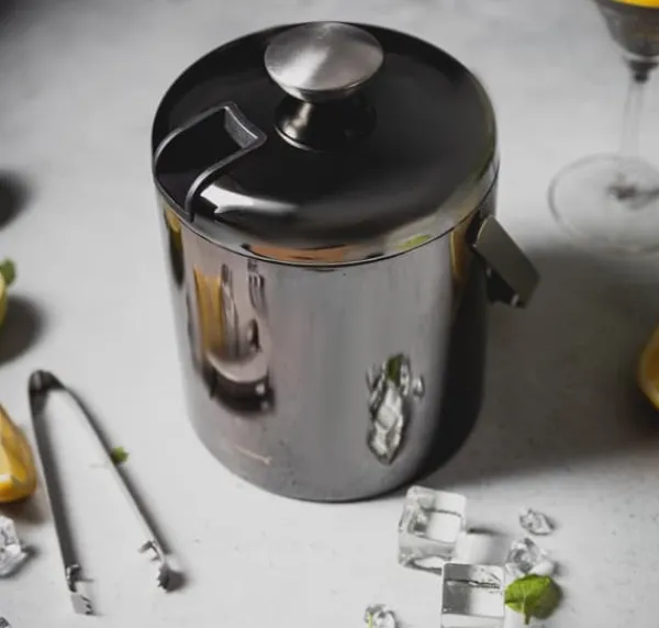 Isspande & Kølere>Isspand 1,3L + tænger isterningbeholder KLAUSBERG KB-7656 grafit
