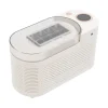 Isproducenter>Isterningemaskine - Mini bordmodel - Kompakt - 12V bilkabel - Til hjem, bil og rejse - Med tang - Hvid
