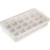 Isterningform med silikonelåg, beige, 22,5x13x3 cm Sale